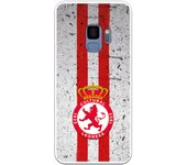Funda original compatible con Samsung Galaxy S9 - Cultural Leonesa escudo fondo retro