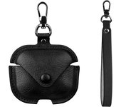 Retro Leather Case For Xiaomi Redmi Buds 5 Pro Buds 4 Lite Pro Buds4 Pro Buds5 Cover Earphone Cases Headset Shell With Lanyard