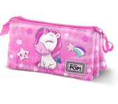 Oh My Pop Daydream Estuche Portatodo Triple, Rosa