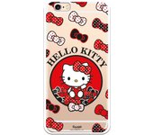 Funda original compatible con iPhone 6 o 6S con un diseño de Hello Kitty Lazitos de Colores