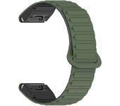 Suitable for Garmin Fenix 8 47MM 51MM 43MM 7X 7 7S 6X 6 6S 5X Plus 3HR Epix Silicone 20 22 26mm Quick Installation Magnetic Stra