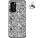 Tumundosmartphone Funda Gel Tpu para Huawei P40 diseño Letras Dibujos