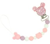 Cadena De Chupete Para Bebe Con Bolas De Silicona Y Juguetes De Morddor Clip Para Chupete Regalo Con Diseño De Animal Divertido Tamaño 23cm Peso 24g