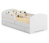 Cama de criança 140 x 70 com gaveta, colchão e estrado incluídos Kobi Luk
