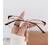 Trendy Office Anti Blue Light Glasses Women Fashion Retro Cat Eye Optical Eyeglasses Blue Rays Blocking Eye Protection Eyewear