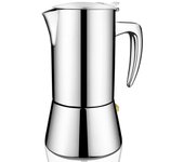 Cafetera para el hogar, cafetera de oficina, cafetera Moka Italiana de Maple inoxidable