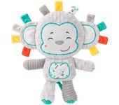 Montessori Baby Toys Baby Tags Stuffed Animal Soft Toy Built-in Rattles Sensory Toys Lovey Elephant Plush Bell Toy Infant Gifts