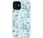 Funda compatible con iPhone 12 Mini - Patron conchas