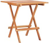 VidaXL Conjunto de jardín Eydon 2 sillas + mesa madera de teca