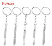 Portable hand tools Precision screwdriver tools steel glasses screwdriver eyeglass screwdriver watch repair kit with Keychain