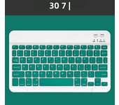 For Android Ios Windows Dark Green Bluetooth Wireless Keyboard And Durable Mouse Ipad Accessories Multilingual Tablet Keyboard