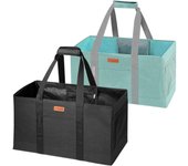 Bolsa DE COMPRA extragrande with ASAS para guardar cosas, para picnics, Para La Playa, La Piscina y La Colada. Bolsa de Ventas reutilizable.