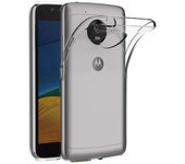 Funda Motorola Moto G5 (4G) Carcasa Gel TPU Silicona Transparente GTR + Protector Pantalla Cristal Templado Movilear