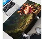 Gaming Mouse Pad League of Legends Teemo Computer Mousepad 90x40 Playmat Natural Rubber Office Carpet Computer Mice Pad For LOL
