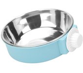 Cuenco para perros y Gatos, dispensador de comida para Gatos, dispensador de comida para Perros, Azul