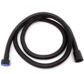 1pcs 1.5M 1/2inch Stainless Steel Black Hose Extension Pipe Bathroom Shower Pipe Extension Pipe Water Pipe  Bathroom Accessories
