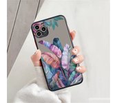 Palm tree Leaves Plant Flower Phone Case For iPhone 11 Cases iPhone 14 13 12 Pro Max XS XR X 7 8 Plus 14 Clear Back Cover Fundas