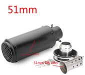 Universal 51mm/60mm Motorcycle exhaust with DB killer Motorcycle Exhaust Pipe Muffler Carbon Fiber GP-project Exhaust Pipe