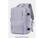Mochila de viaje para mujer y niña, morral escolar de negocios de 15,6 pulgadas para ordenador portátil con bolsa de zapatos ind