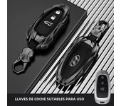 Fit fo hyundai car smart key case cover chain shell ring Solaris Sonata Hybrid Grand NEXO NX4 New Santa Fe Tucson I30 IX35 Ix45