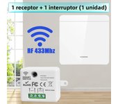 Wireless 433MHz Smart Switch Light 1/2/3Gang 86 Wall Panel Switch with Remote Control Relay Receiver 10A 110V 220V For LED Lamp