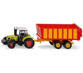 Siku Tractor John Deere con Remolque para Niños - Juguete Correpasillos Divertido Juego Al Aire Libre