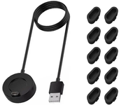 Charger Dock For Garmin Vivoactive 3 4 4S/Fenix 7 7X 7S 5X 6X 6/ Tactix / Venu 2 2S Sq USB Charging Cable Stand Station Date Syn