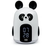 Bigben kids despertador luz nocturna tactil - alarma programable - 3 sonidos - intensidad de luz ajustable - pantalla con hora - color blanco