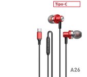 Metal stereo tuning digital decoding Type-C wired headphones for Huawei Samsung C flat port in-ear