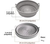 Air Fryer Mat Mmultifunctional Silicone Microwave Oven Baking Tray Mat Heat-resistant Reusable Foldable Space Saving Convenient