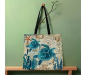 Rustic Tote Bag With Sloth Print Large Capacity Shoulder Shopping Bag Reusable Casual Travel Beach Bag For Women