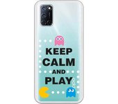 Funda compatible con Oppo A52/A72/A92 - Keep Calm Circulos Blancos