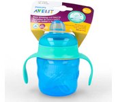Avent Vasito 200Ml Azul  Boquilla Blanda Scf551/05