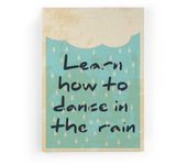 Lienzo 60x40 canvas impresión Bailar en la lluvia