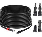 Kit de limpieza de manguera de drenaje de lavadora a presión de 10 m, manguera desbloqueadora de lavadora de chorro de alcantarillado con boquilla de chorro y adaptadores M22 (FMA) (YJD)