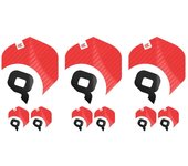 Plumas Target Chicane Pro.Ultra Red Flights (3 Sets) No.2 Standard 337210Marca,Target,Micrones,100,Geometria,StandardDardos,Plumas,Plumas Target