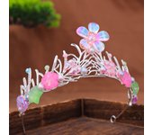 Halloween Ocean Style Princess Crown Hairband Lovely Princess Sweet Butterfly flower Hair Accessory Headband HairBands For Girls