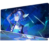 1pc Hololive Hoshimachi Suisei Game Anime Mouse Pad Mouse Mat Desk Mat With Pad Gaming Accessories Prime Gaming XXL