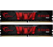 G.Skill DDR4 32GB Kit 2x16GB PC 3000 Aegis F4-3000C16D-32GISB