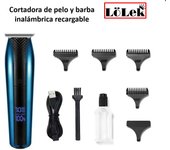 Cortapelos y Barba Inalámbrica Recargable Tipo C 4 Accesorios Corte Tamaño Preciso