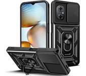 For Mi Poco M6 M5 M4 M5S 4G 5G M3 Slide Camera Lens Protector Armor Case For Mi Poco M6 Pro Military Grade Bumpers Ring Cover