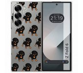 Tumundosmartphone Funda Carcasa Dura para Samsung Galaxy Z Fold 6 5G diseño Perros 10 Dibujos