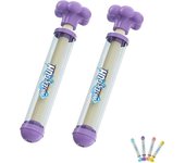 Juguete romántico de agua con rociador de fuegos artificiales para parejas, pistola de agua con chorro de agua, rociador extraíble de alta presión para baño, piscina y fiestas (4 unidades)