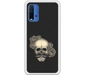 Funda compatible con Xiaomi Redmi 9T/Pocophone M3 - tatoo calavera dotwork