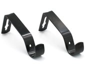 YUNIK HOME- Soportes de Barra de Cortina de Ø 16-20mm, Pack de 2 de Acero Inoxidable para Pared, Resistente.