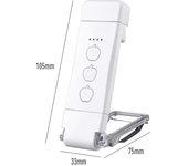 USB Rechargeable Book Light for Reading in Bed, Portable Clip-on LED Reading Light, 3 Amber Colors & 5 Brightness Dimmable, Compact & Long Lasting, Perfect for Book Lovers, Kids