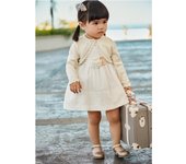 Mayoral Vestido Combinado Guipur - Elegante y Sofisticado