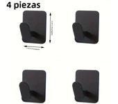 Stainless Steel Adhesive Wall Hooks Easy Install Space-Saving Rust-Resistant Towel Coat Hooks for Hanging Clothes Hats Robes