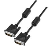 Aisens cable dvi dual link 24+1 con ferrita - dvi-d macho a dvi-d macho - 1.8m - (2560 x 1600) - color negro