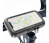 Improgreen Soporte movil Moto Bicicleta Funda Impermeable Valida para Smartphones hasta 7.5" Universal valido para Todos los manillares Soporte movil Bici Soporte móvil Moto Soporte movil para Moto